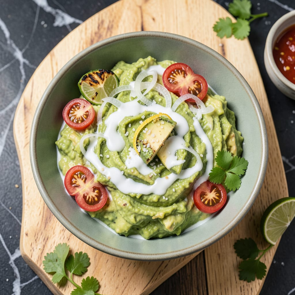 Milk in Guacamole: The Secret to Creamier, Longer Lasting Dip illustration with key details