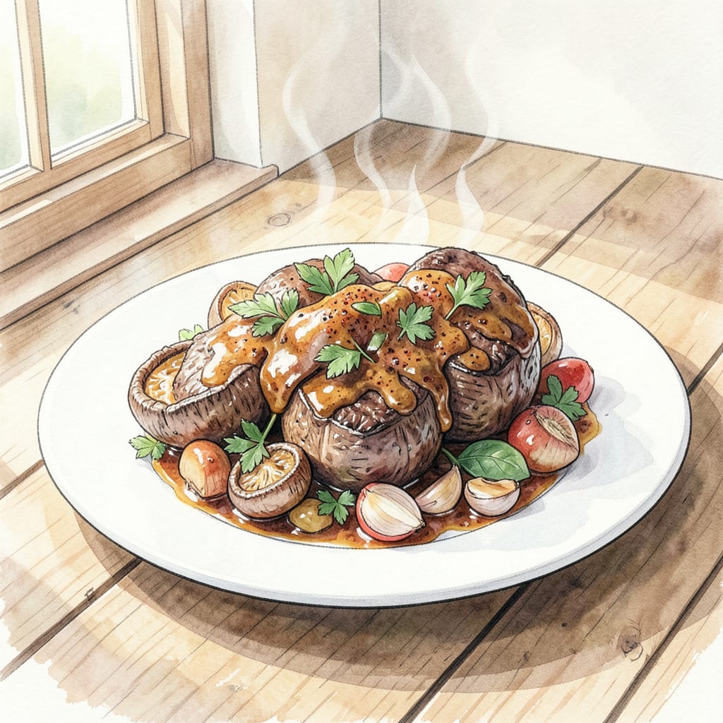 Visual representation of Mock Steak Recipe: Tender & Flavorful Vegetarian Alternative