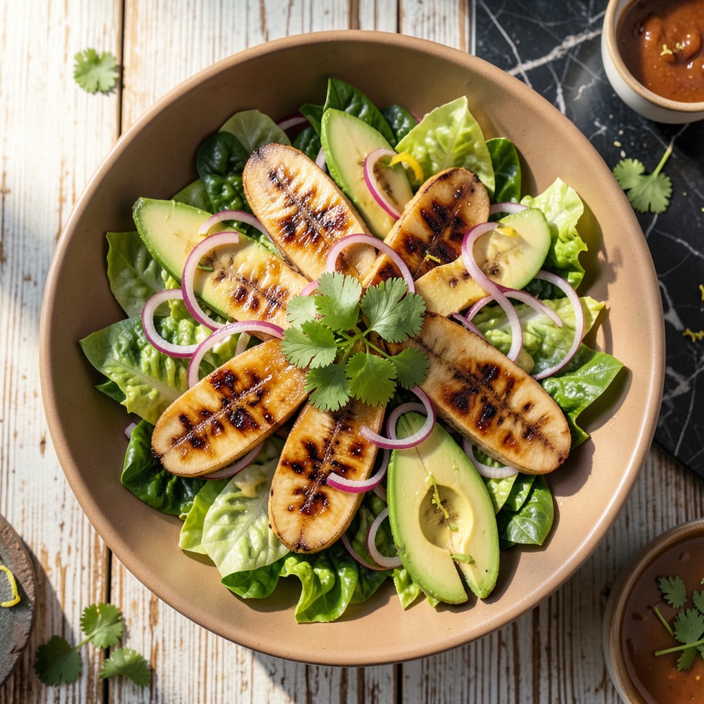 Moonlite BBQ Banana Salad Recipe: Sweet and Smoky Tropical Twist example with annotations