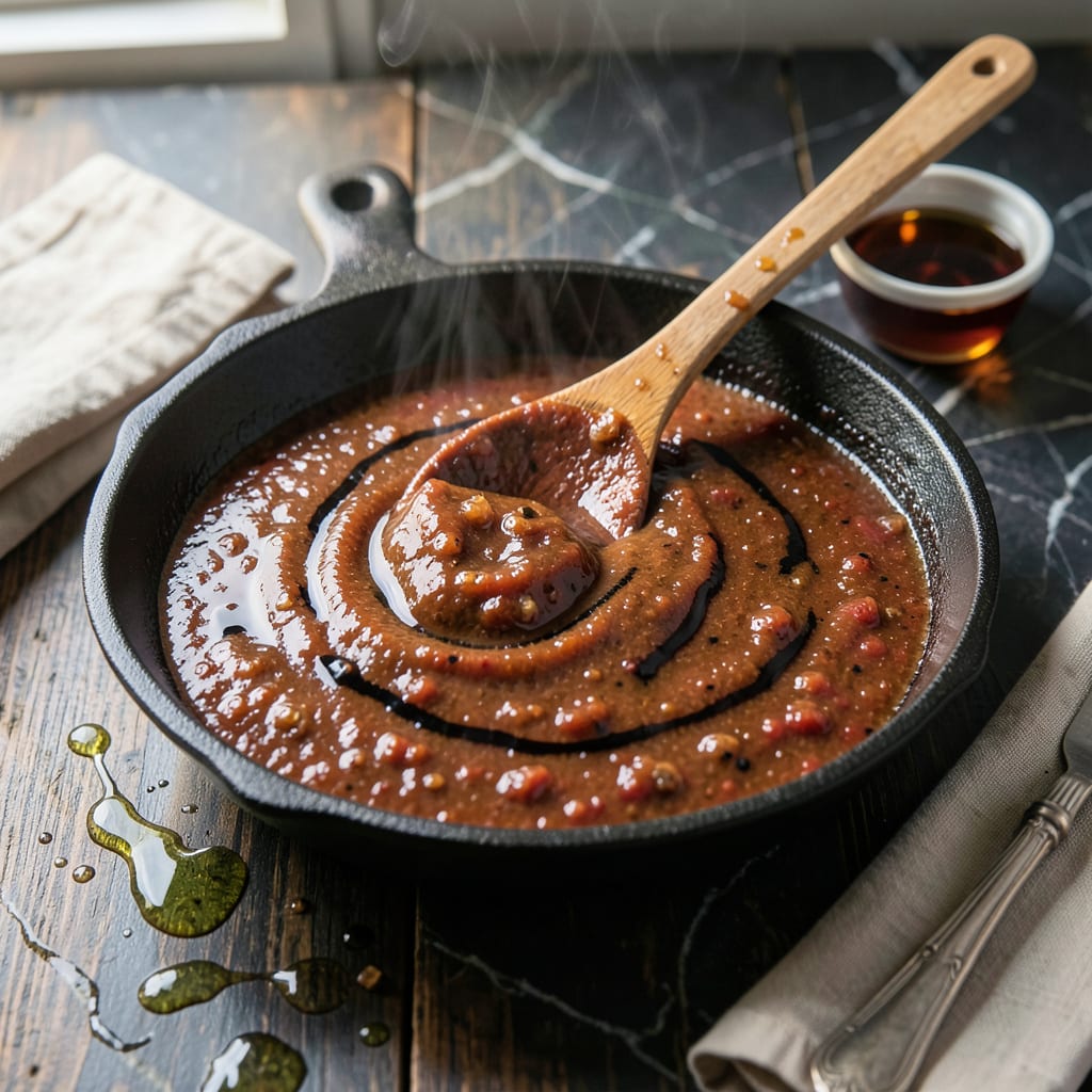 Moonshine BBQ Sauce Recipe: Sweet Heat With a Kick example with annotations