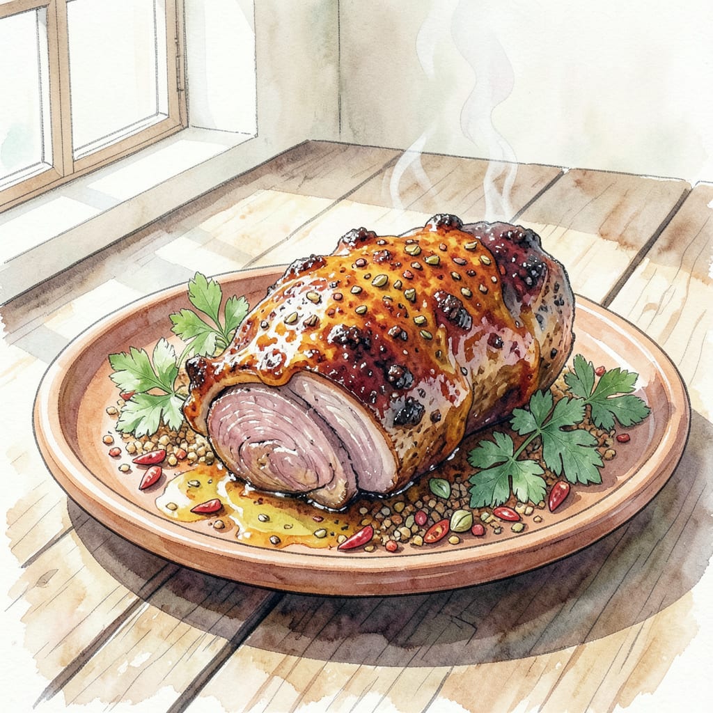 Visual representation of Moroccan BBQ Lamb Recipe: Spicy Harissa Flavor in Every Bite