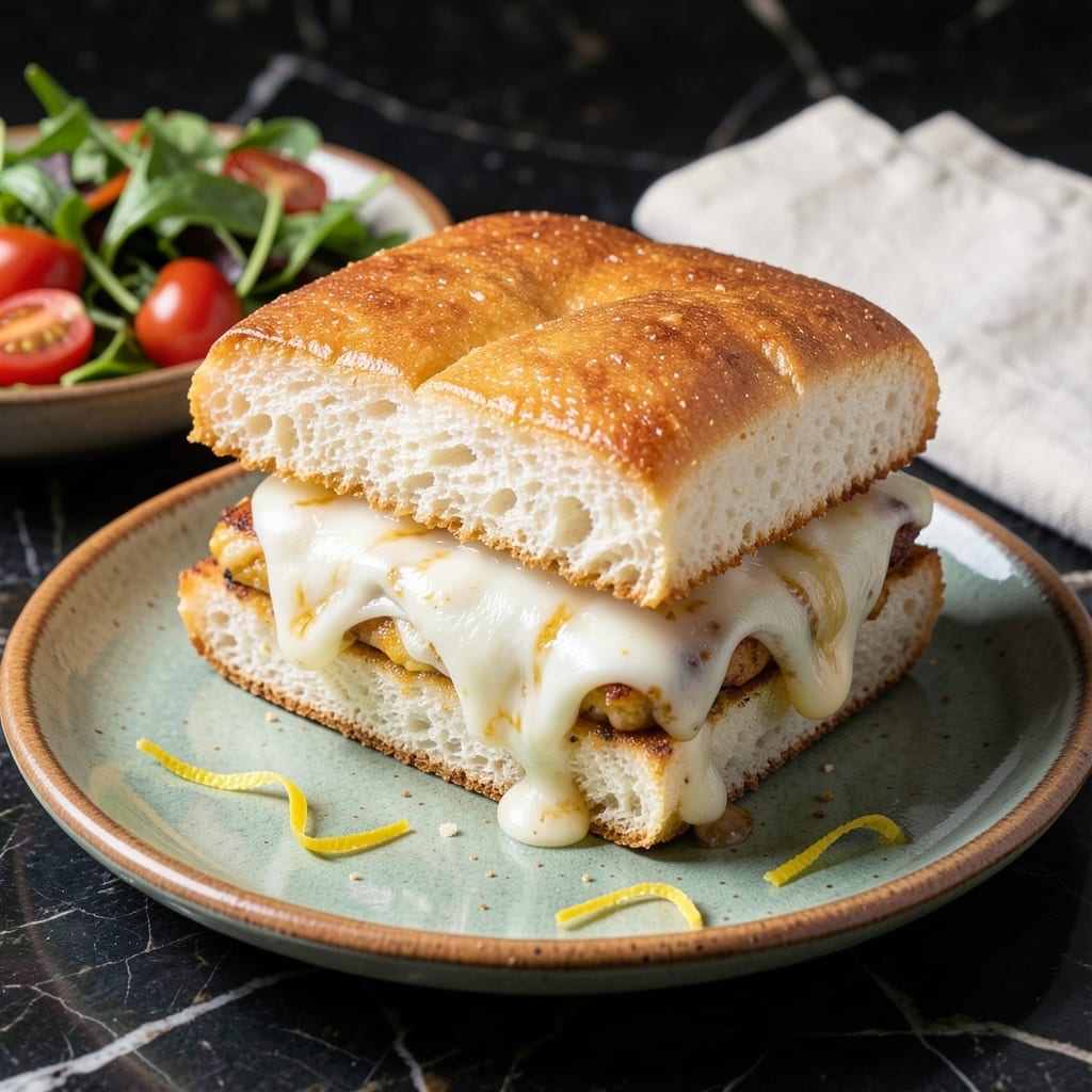Mozzarella Grilled Cheese Sandwich Recipe: Golden Crust With Stretchy Cheese Pull