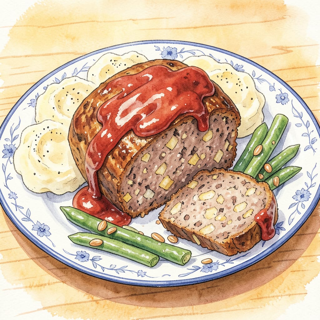 Complete mrs grass meatloaf recipe overview image