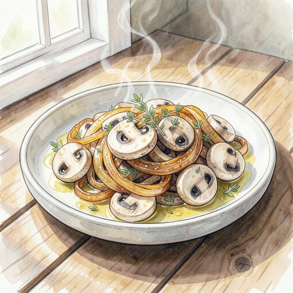Mushroom and Onion Recipe: Caramelized Perfection in 30 Minutes detailed visual guide