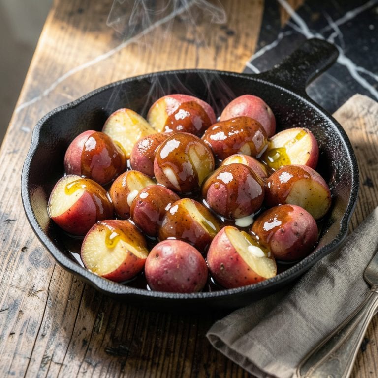 NC BBQ Boiled Potatoes Recipe: Smoky Tang Meets Buttery Bite illustration with key details
