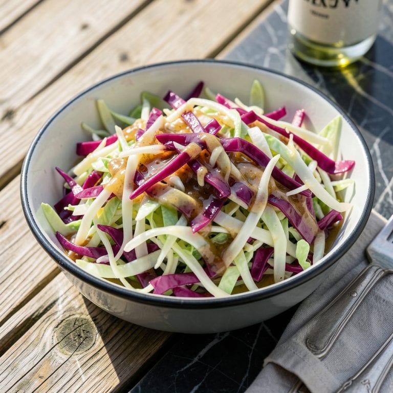 Complete nc bbq red slaw recipe overview image