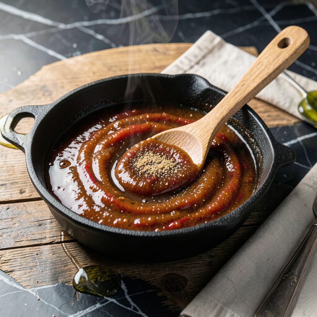 Visual representation of No Salt BBQ Sauce Recipe: Vinegar Free Sweetness for Health Conscious Grilling