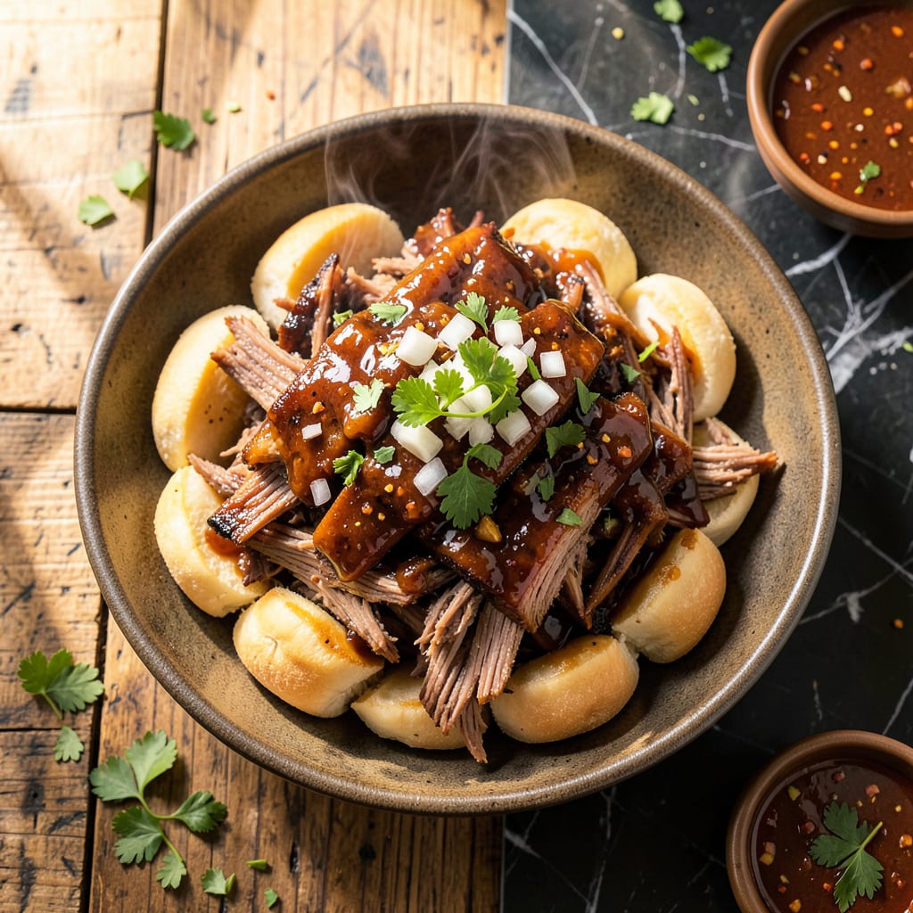 north carolina pork bbq recipe slow cooker detailed visual guide