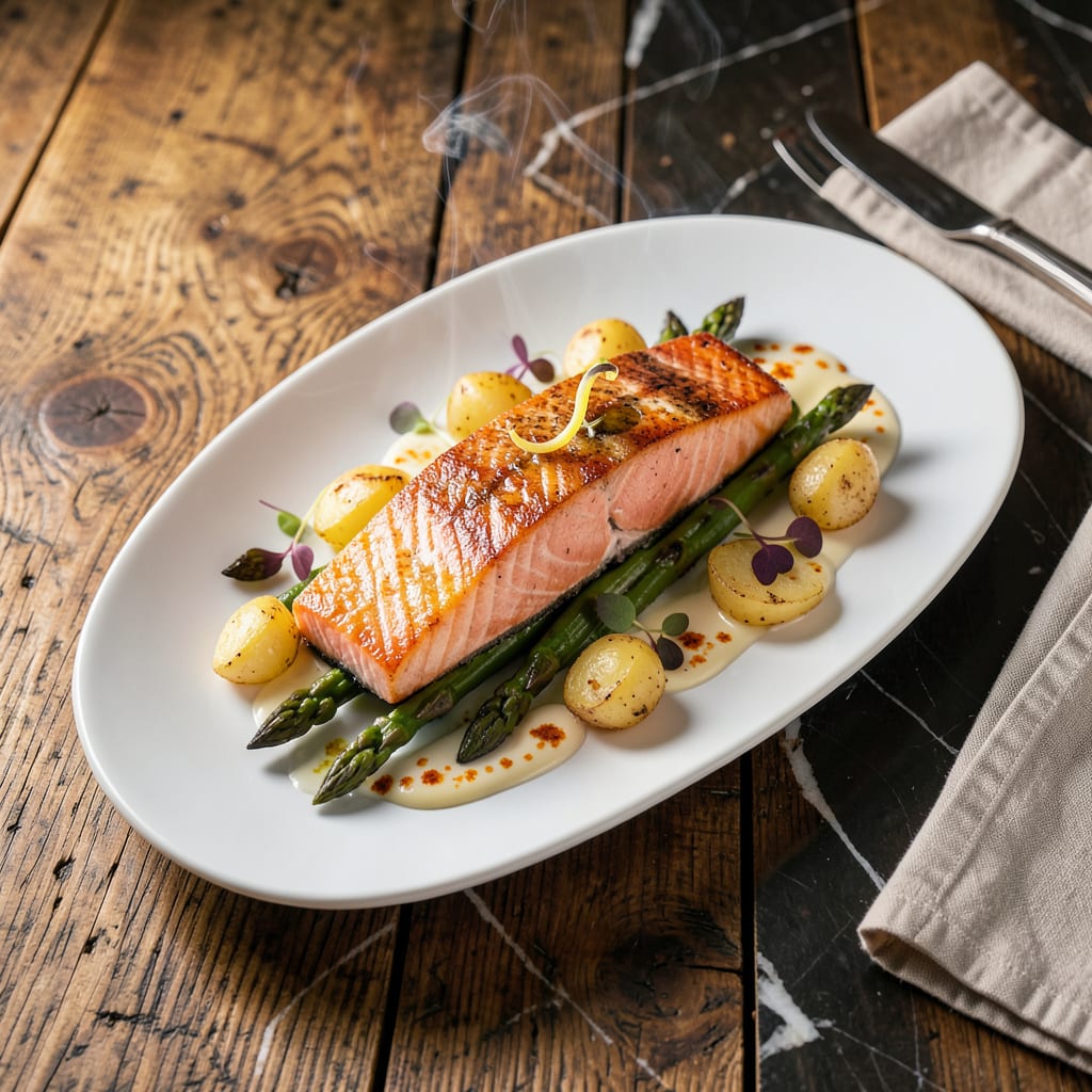 Visual representation of Norwegian Salmon Fillet Recipe: Easy Steps for Perfect Results