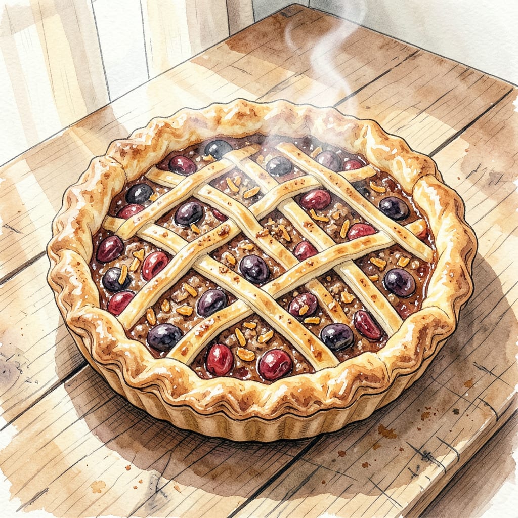 old fashioned mincemeat pie recipe from 1798 example with annotations