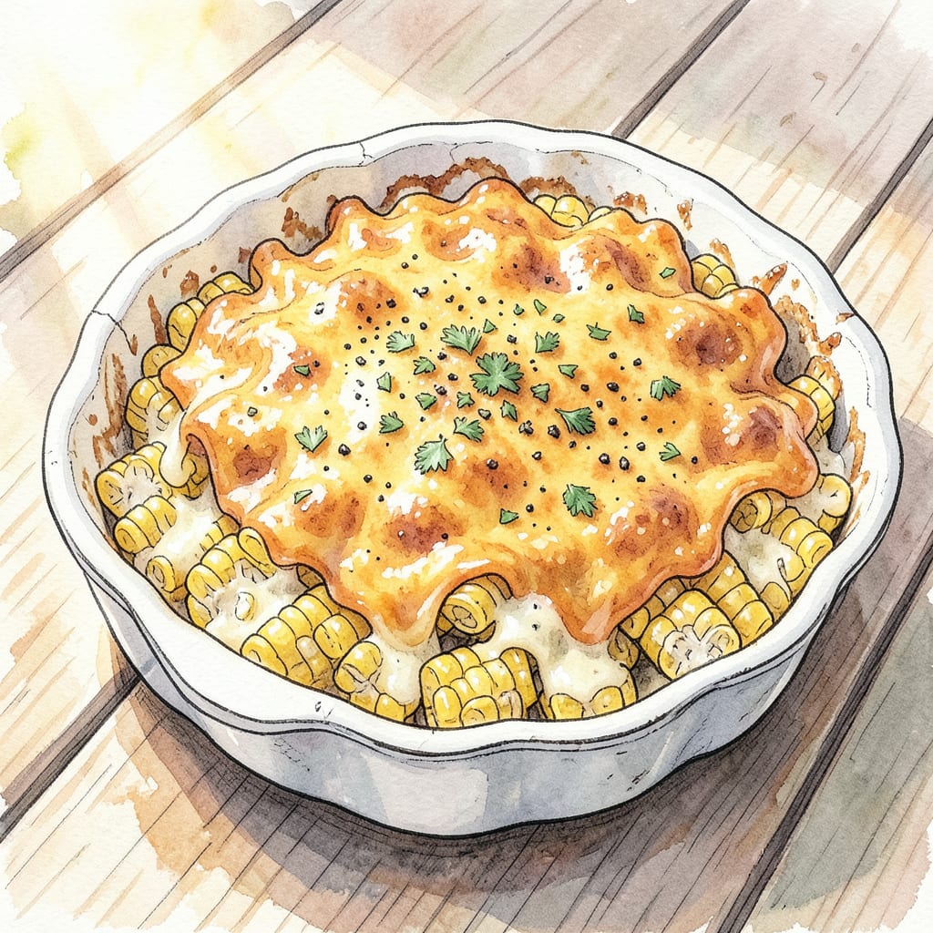 Old Fashioned Scalloped Corn Recipe: Creamy Comfort Food Classic detailed visual guide