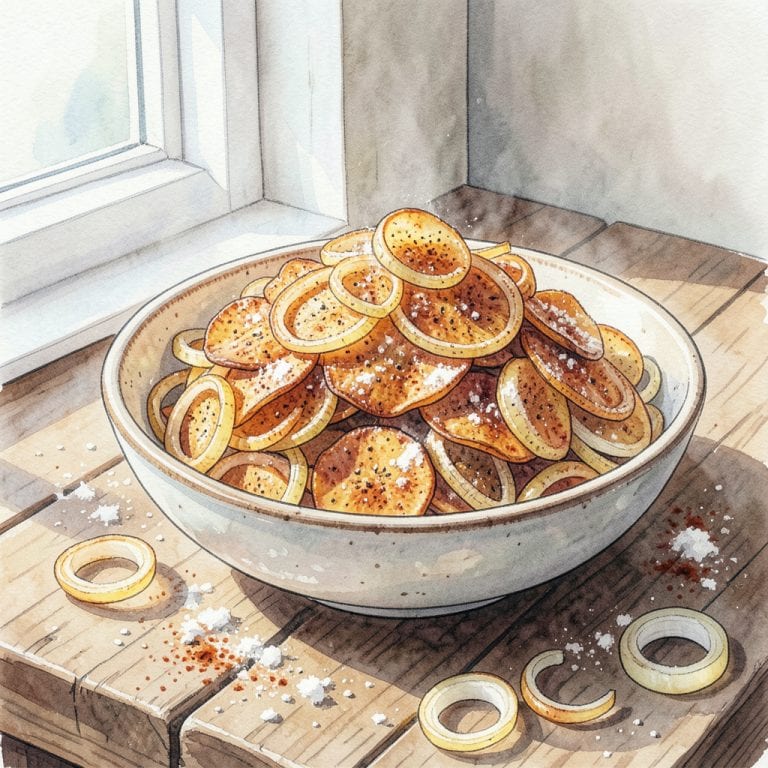 Onion Chips Recipe: Crunchy, Flavorful Snacks in Minutes illustration with key details