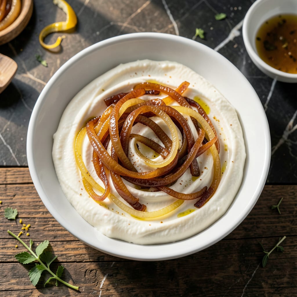Onion Cream Cheese Recipe: Tangy Spread for Bagels and Dips example with annotations