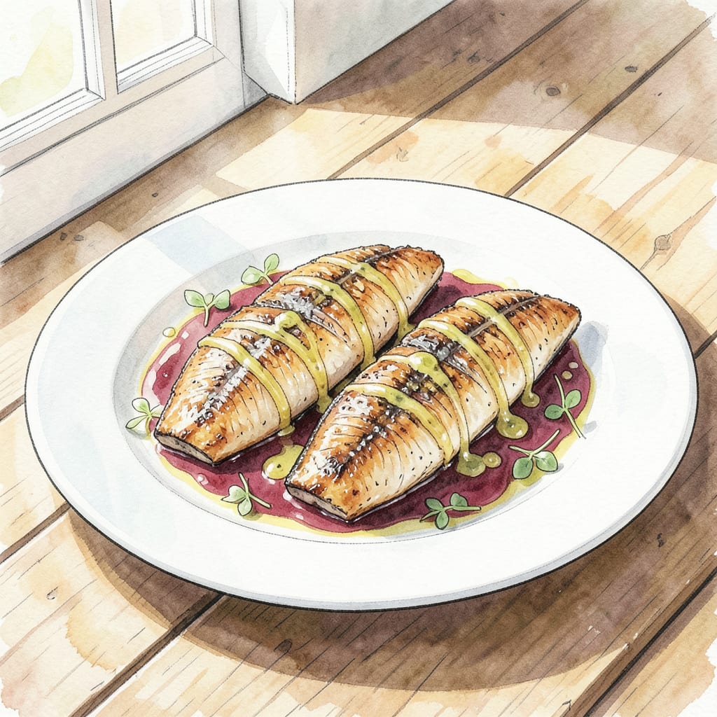 Ono Fish Recipe: Pan Seared Perfection Every Time example with annotations