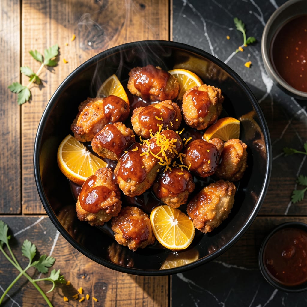 Complete Orange Chicken Recipe With BBQ Sauce: Sweet and Smoky Asian Fusion overview image