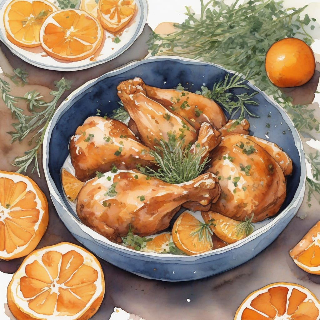 Orange Chicken Recipe with Orange Marmalade & BBQ Sauce: Sweet & Savory Fusion Dish detailed visual guide