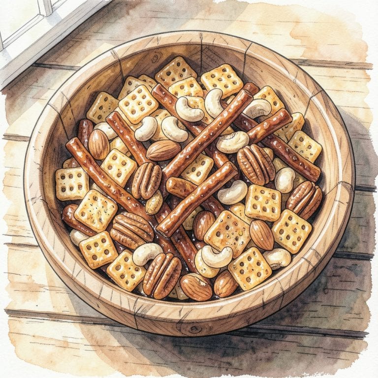 Visual representation of original texas trash recipe