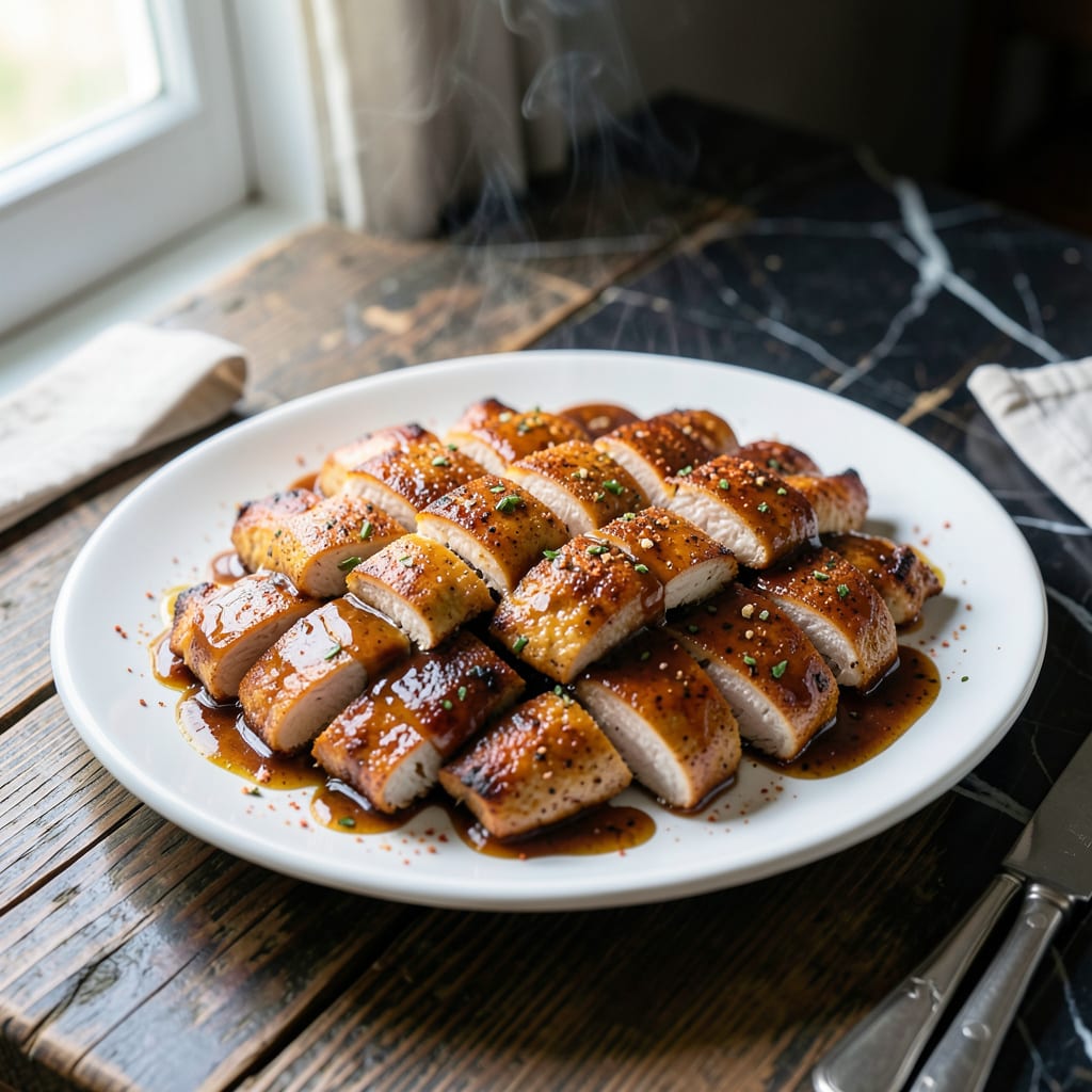 Complete oven baked bbq chicken strips recipe overview image