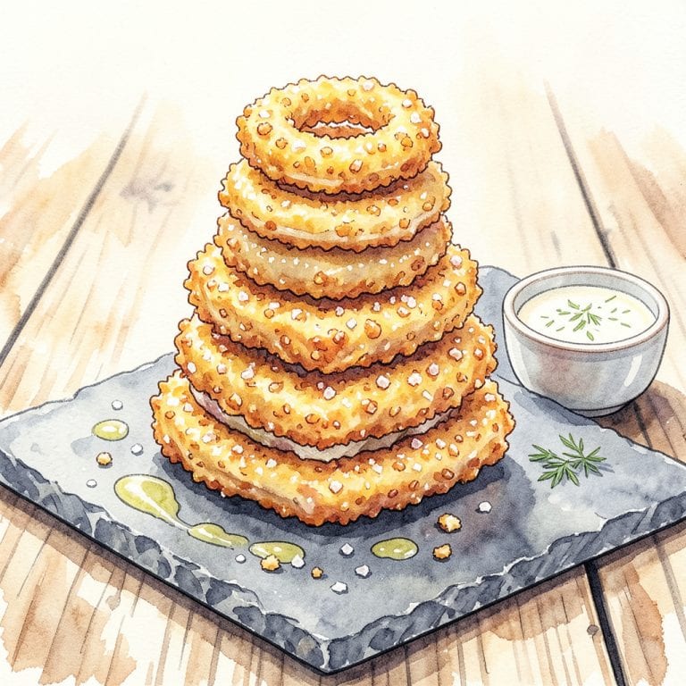 Panko Onion Rings Recipe: Extra Crispy Beer Battered Crunch Every Time detailed visual guide