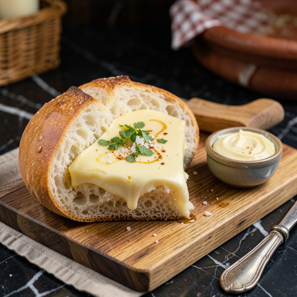 Visual representation of pappasitos butter recipe