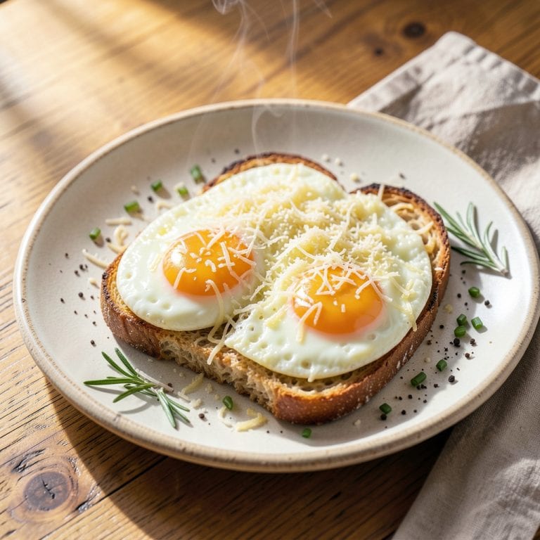 Complete Parmesan on Eggs: Crispy, Cheesy Upgrade for Your Morning Scramble overview image