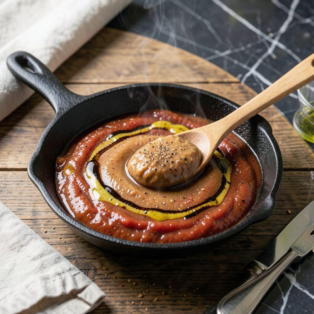 Peanut Butter BBQ Sauce Recipe: Nutty Sweetness for Bold Grilling illustration with key details