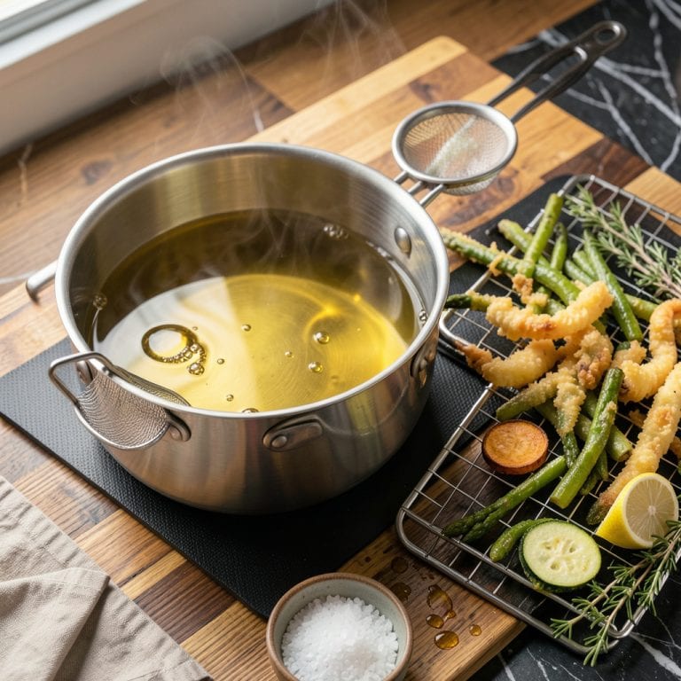 peanut oil for deep frying illustration with key details