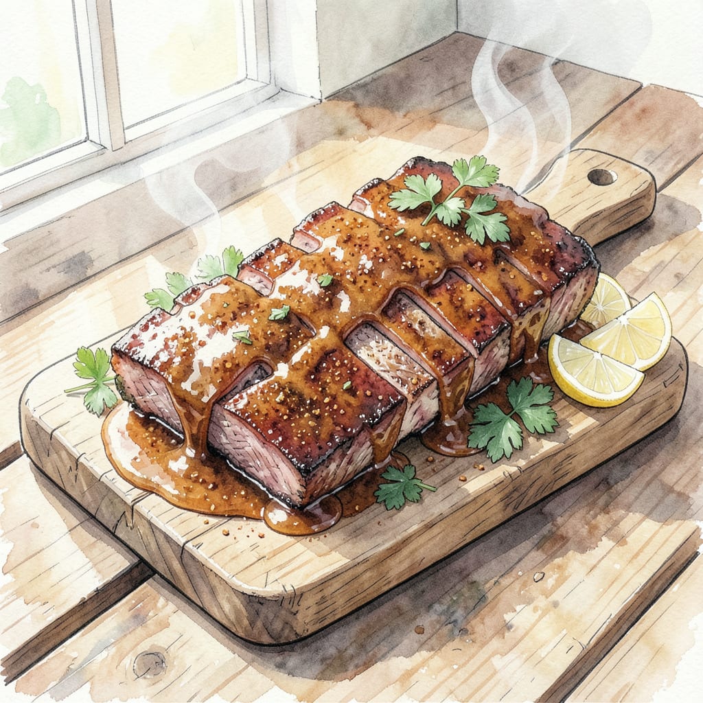 Visual representation of Pellet Grill BBQ Ribs Recipes: Fall Off The Bone Tender Every Time