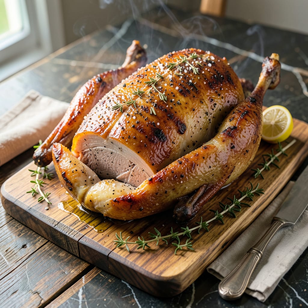 Pellet Grill Spatchcock Turkey Recipe: Smoky Depth With Perfect Char example with annotations