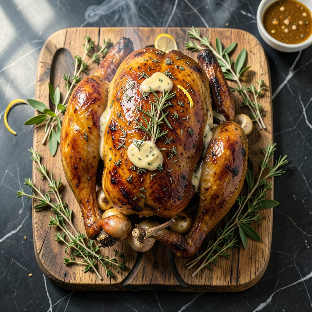 Visual representation of Pellet Grill Turkey Recipe: Smoky Juiciness With Herb Infused Crust