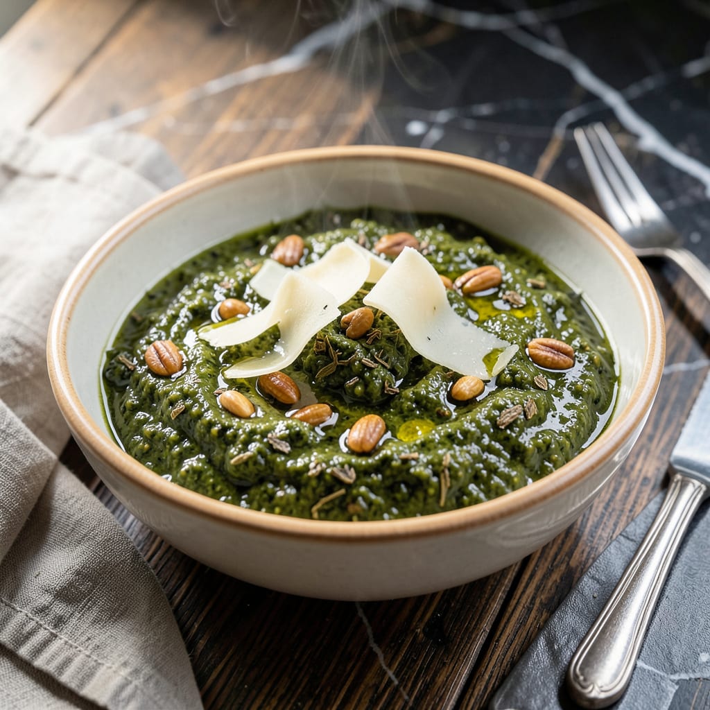 pesto sauce recipe with dried basil detailed visual guide