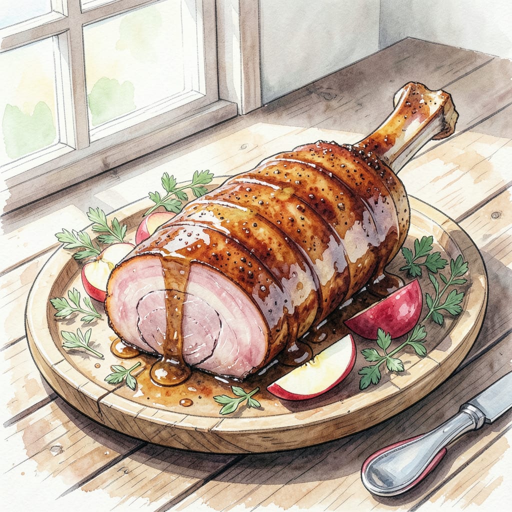 Comprehensive Picnic Ham Recipe: Glazed Perfection for Outdoor Feasts visual reference