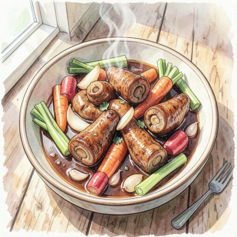 Complete Pig Feet Recipe Southern Style: Braised to Fall Off The Bone overview image