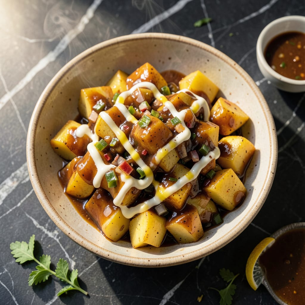 Visual representation of Pioneer Woman BBQ Potato Salad Recipe: Smoky Tang With Creamy Texture