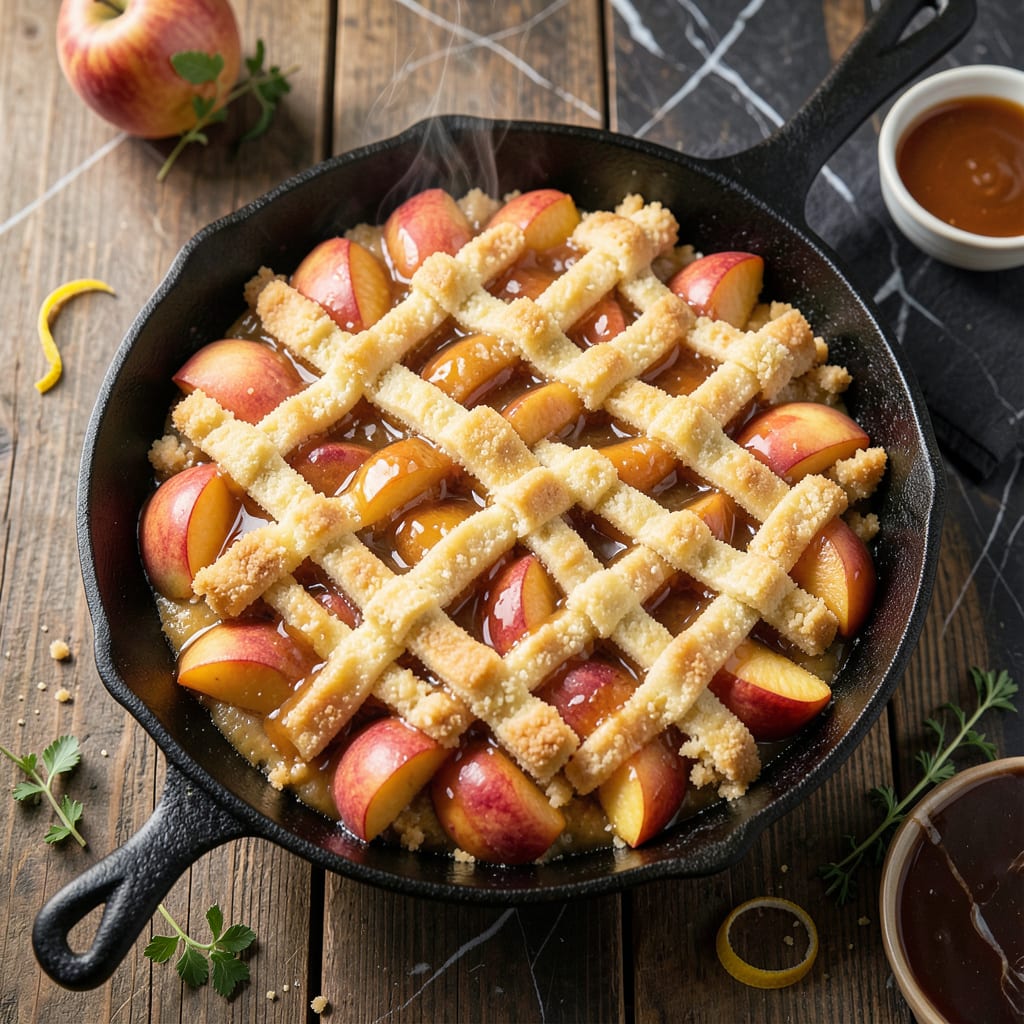 pioneer woman peach cobbler recipe example with annotations