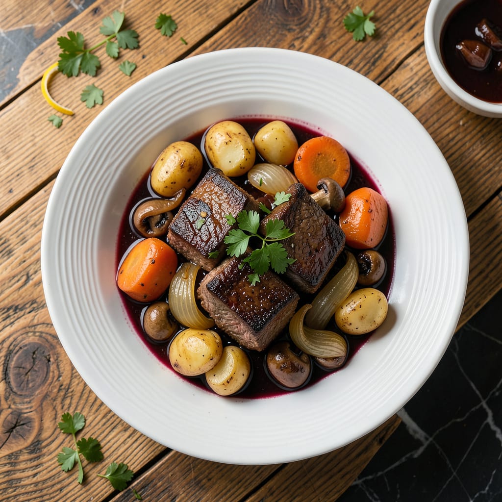 Complete Plating Beef Bourguignon: Restaurant Worthy Presentation in 5 Steps overview image