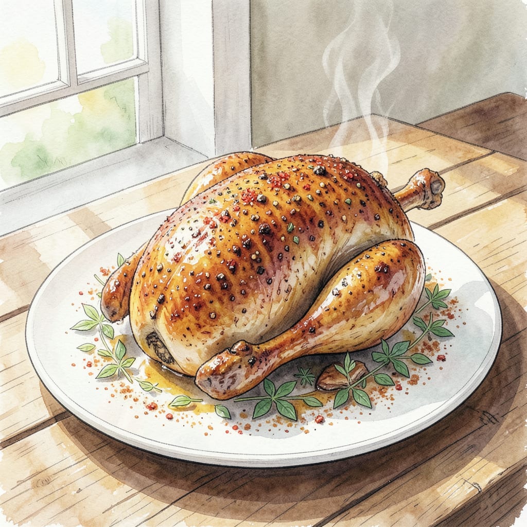 Popeyes' Turkey Recipe: Deep South Flavor in Every Bite example with annotations
