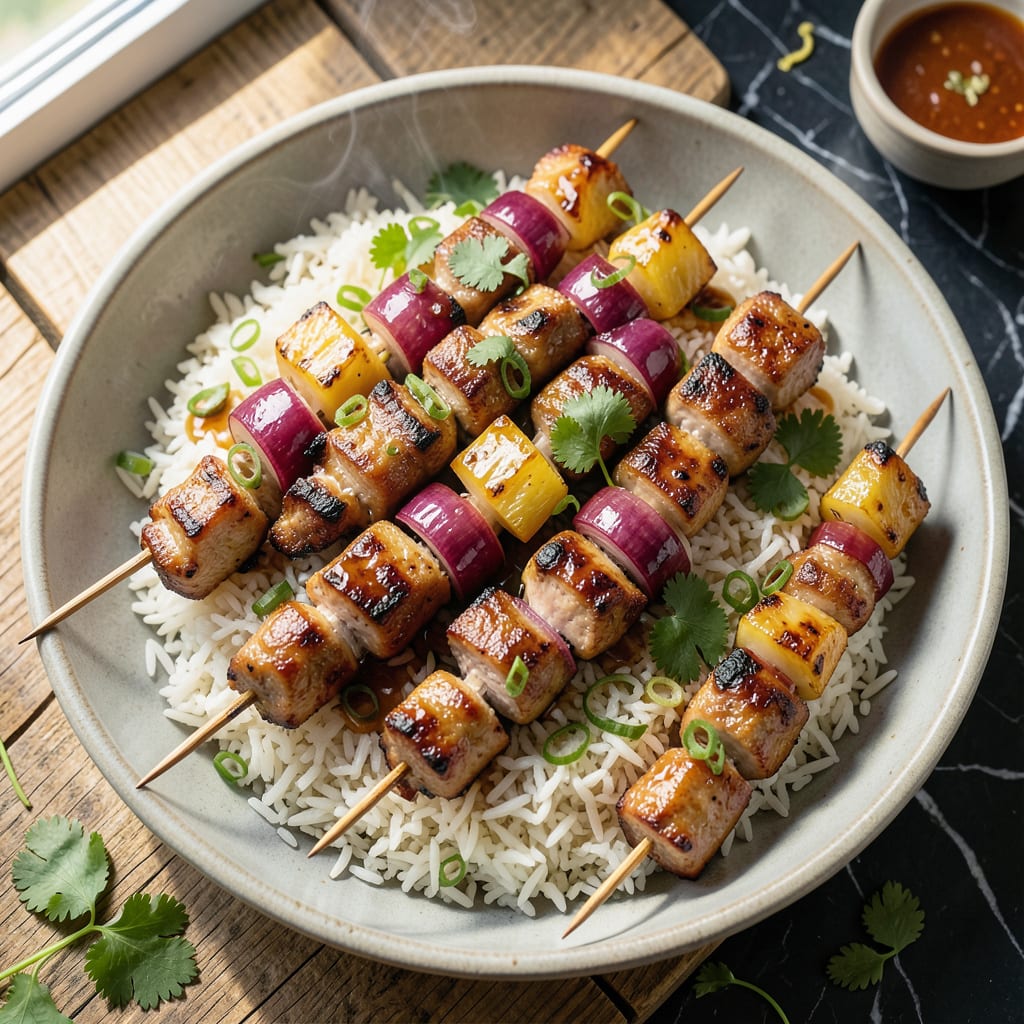 Pork Kebab BBQ Recipe: Skewered Smoky Sweetness on the Grill detailed visual guide