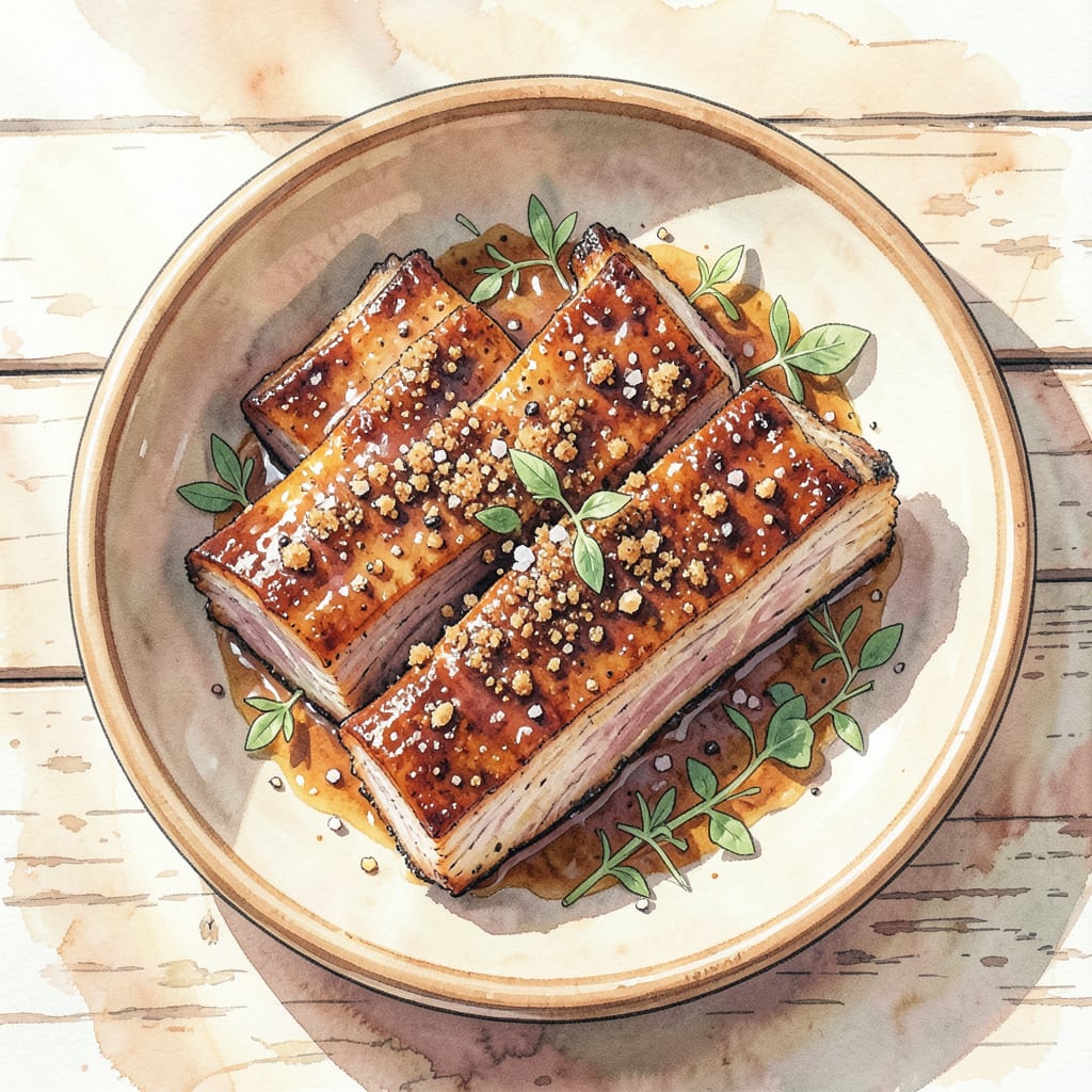 Complete pork rib rub bbq recipe overview image