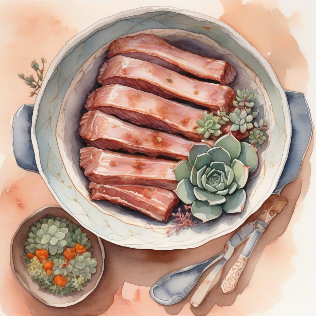 Pork Ribs Recipe Without BBQ Sauce: Tender and Flavorful Dry Rub Masterpiece illustration with key details