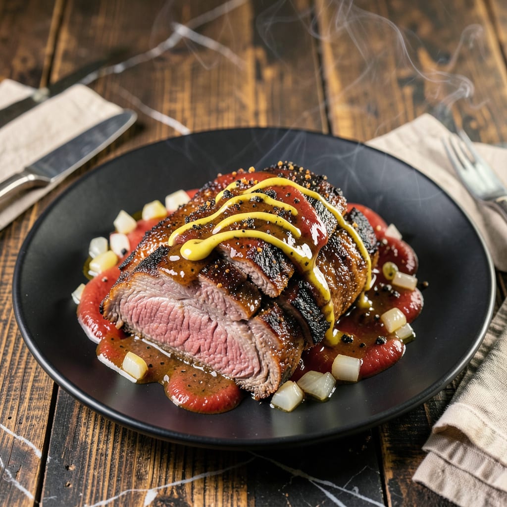 Comprehensive Pork Sirloin BBQ Recipe: Vinegar Kissed Slow Cooked Tenderness visual reference