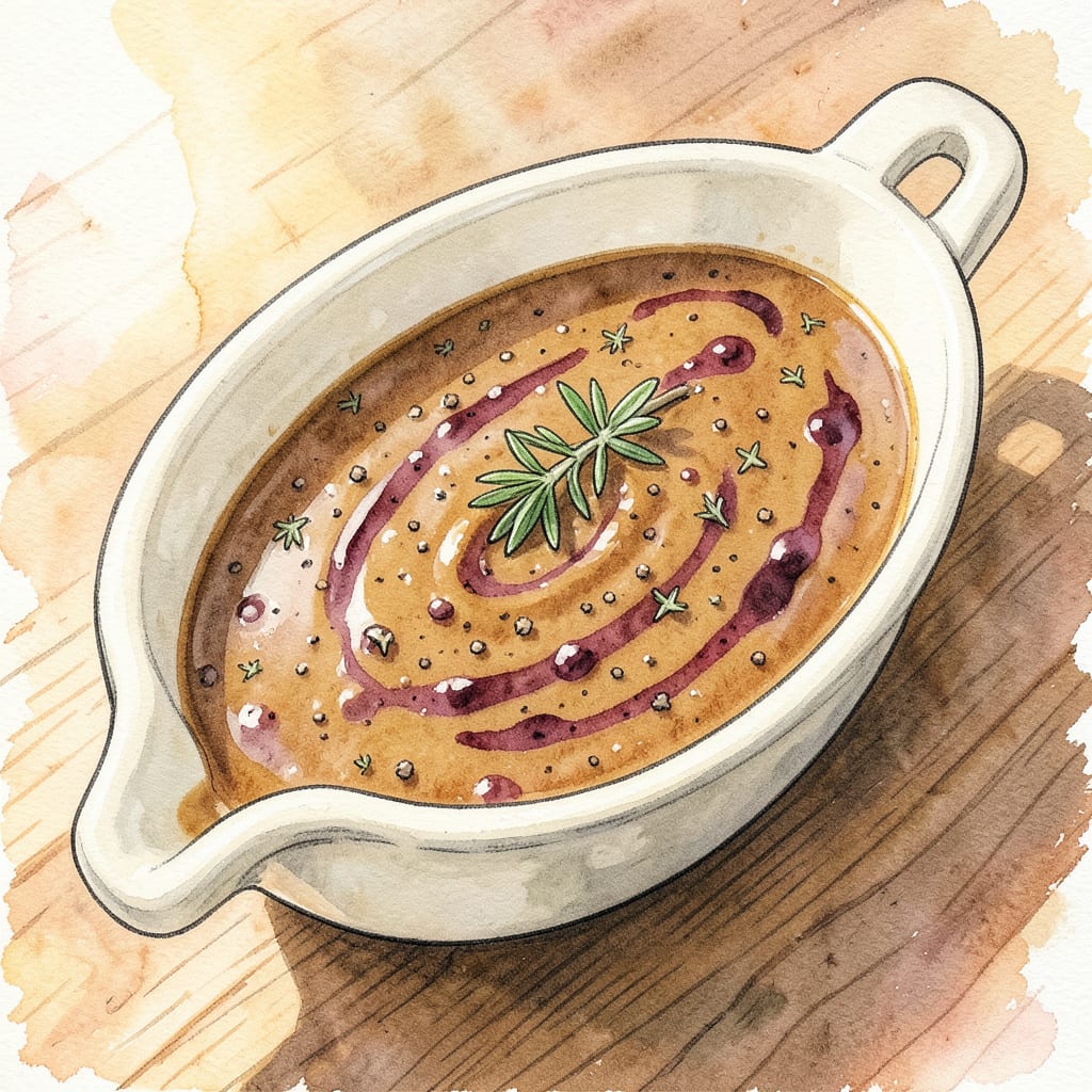 Comprehensive prime rib gravy recipe visual reference