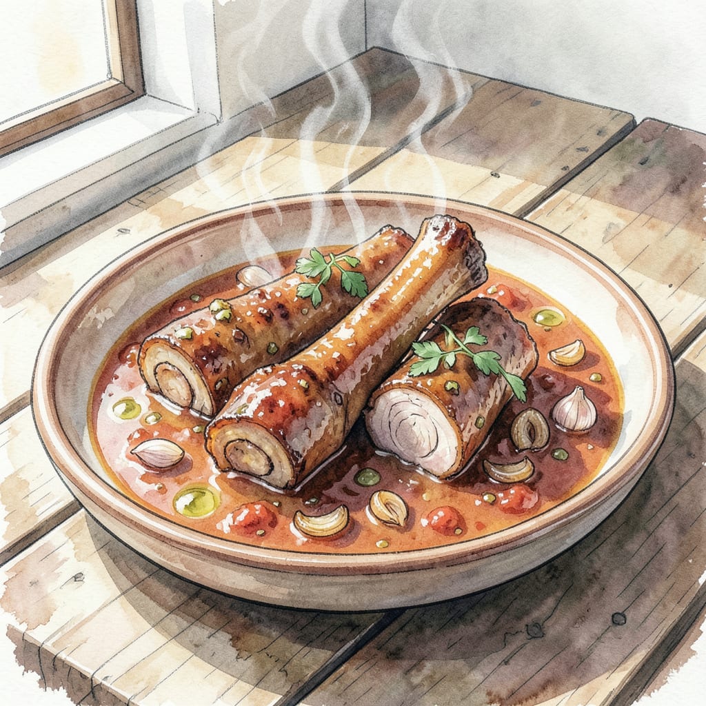Visual representation of Puerto Rican Pig Feet Recipe: Tender Braised Pork for Authentic Family Gatherings