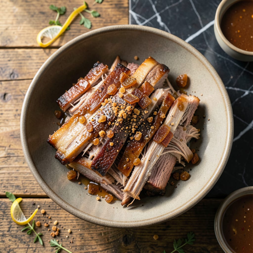 Visual representation of Pulled Pork Recipe No BBQ Sauce: Vinegar Based Pitmaster Tang