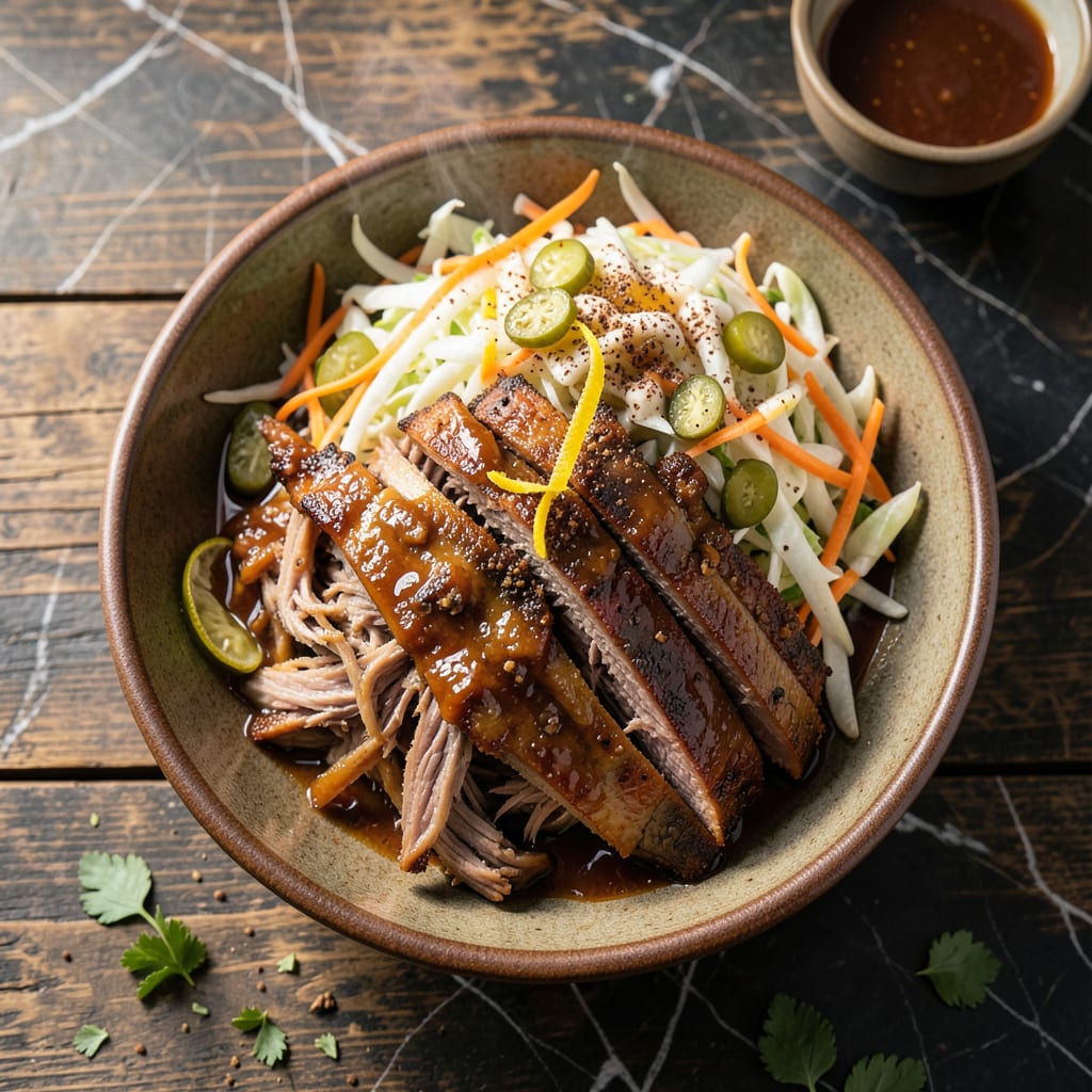 Complete Quick BBQ Pulled Pork Recipe: Smoky Tenderness in Under 4 Hours overview image
