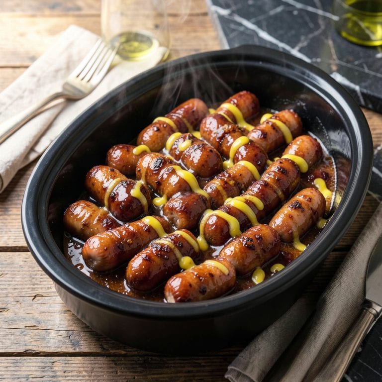 Comprehensive Recipe for BBQ Little Smokies in Crock Pot: Sweet and Smoky Crowd Pleaser visual reference