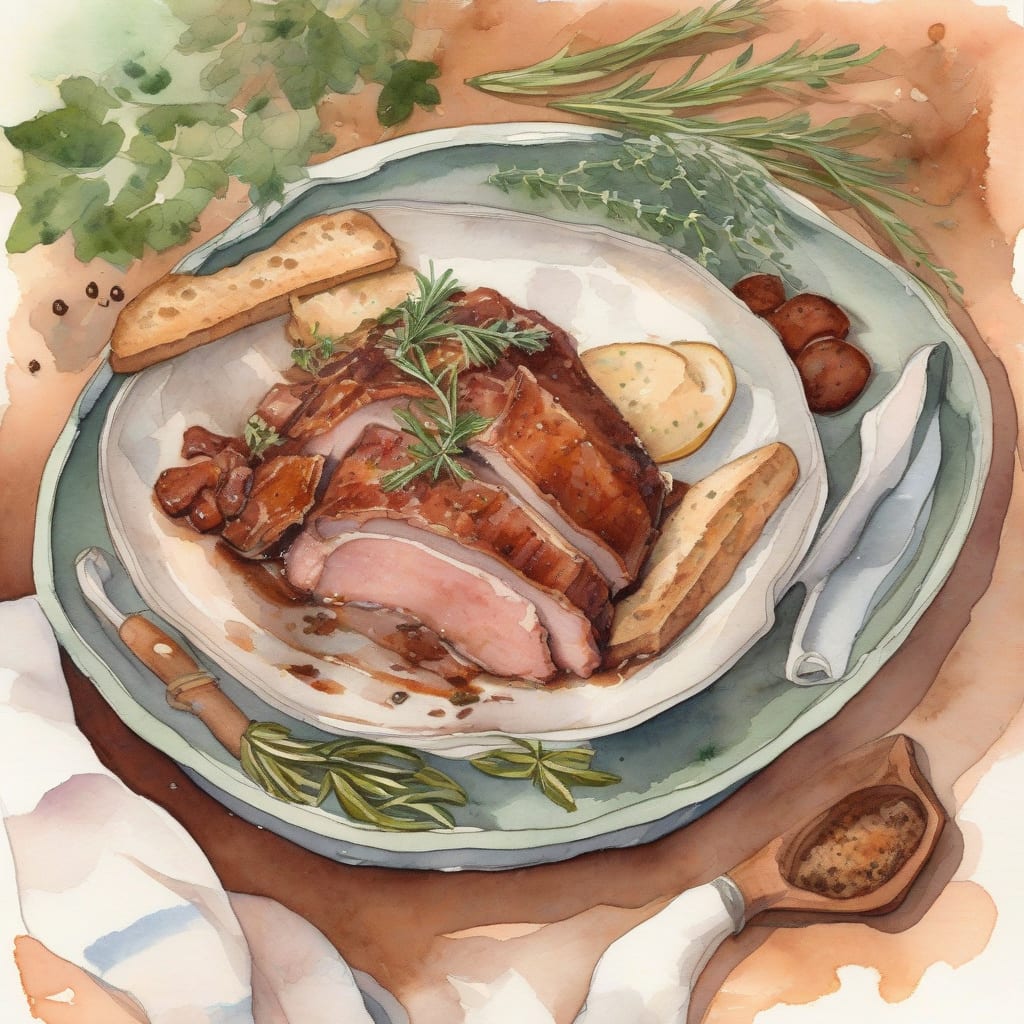 Comprehensive recipe for bbq pork visual reference