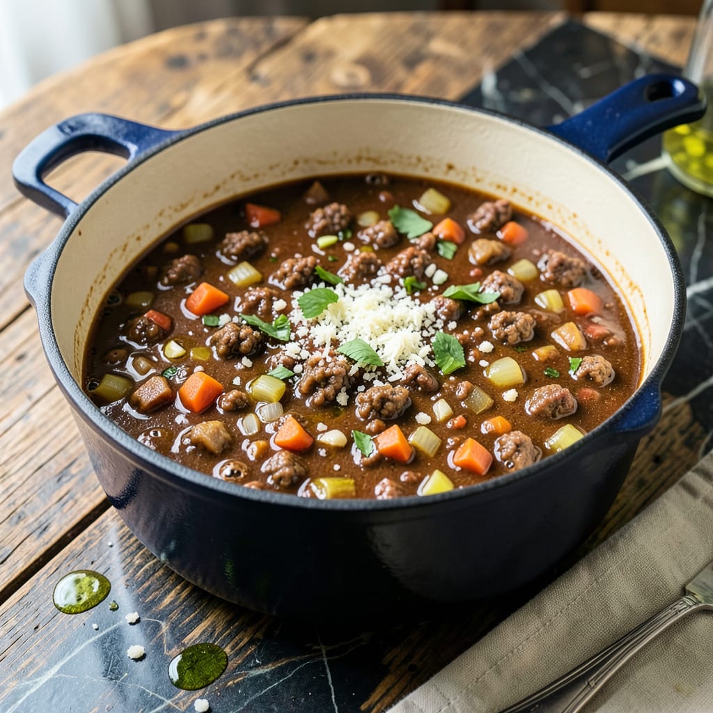 Comprehensive recipe for bolognese sauce on barefoot contessa visual reference