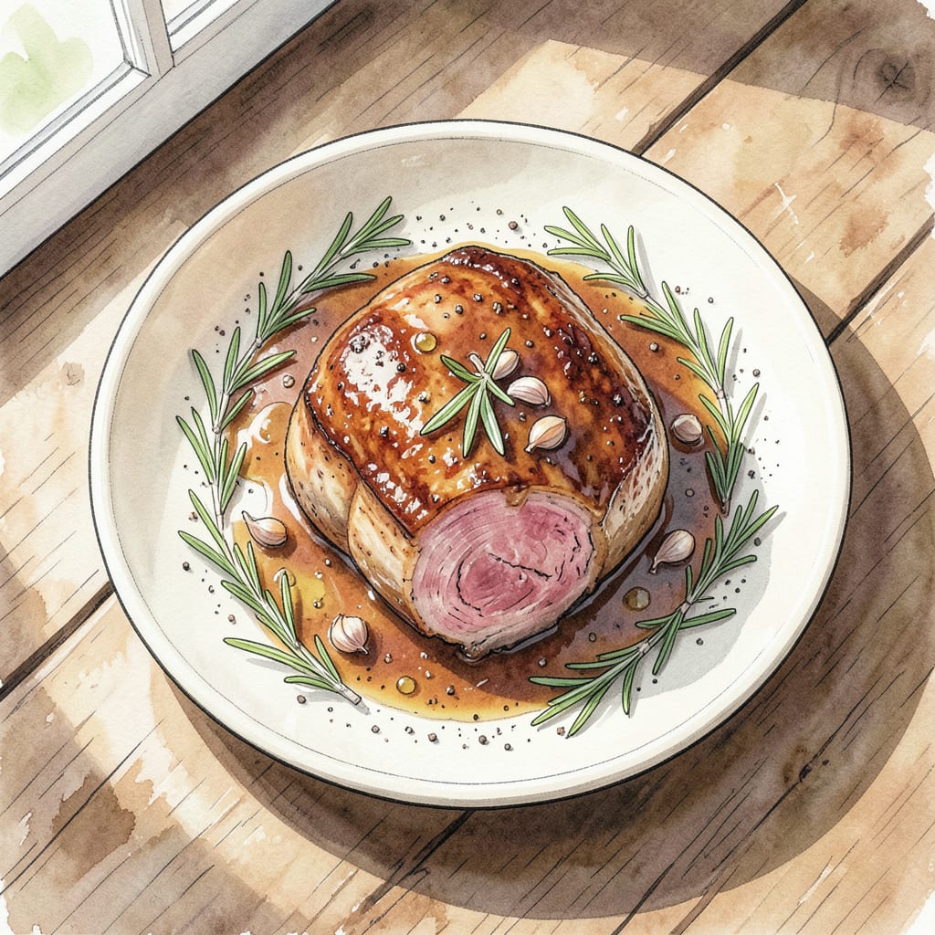 Recipe for Bottom Round Roast: Tender and Juicy Results Every Time illustration with key details