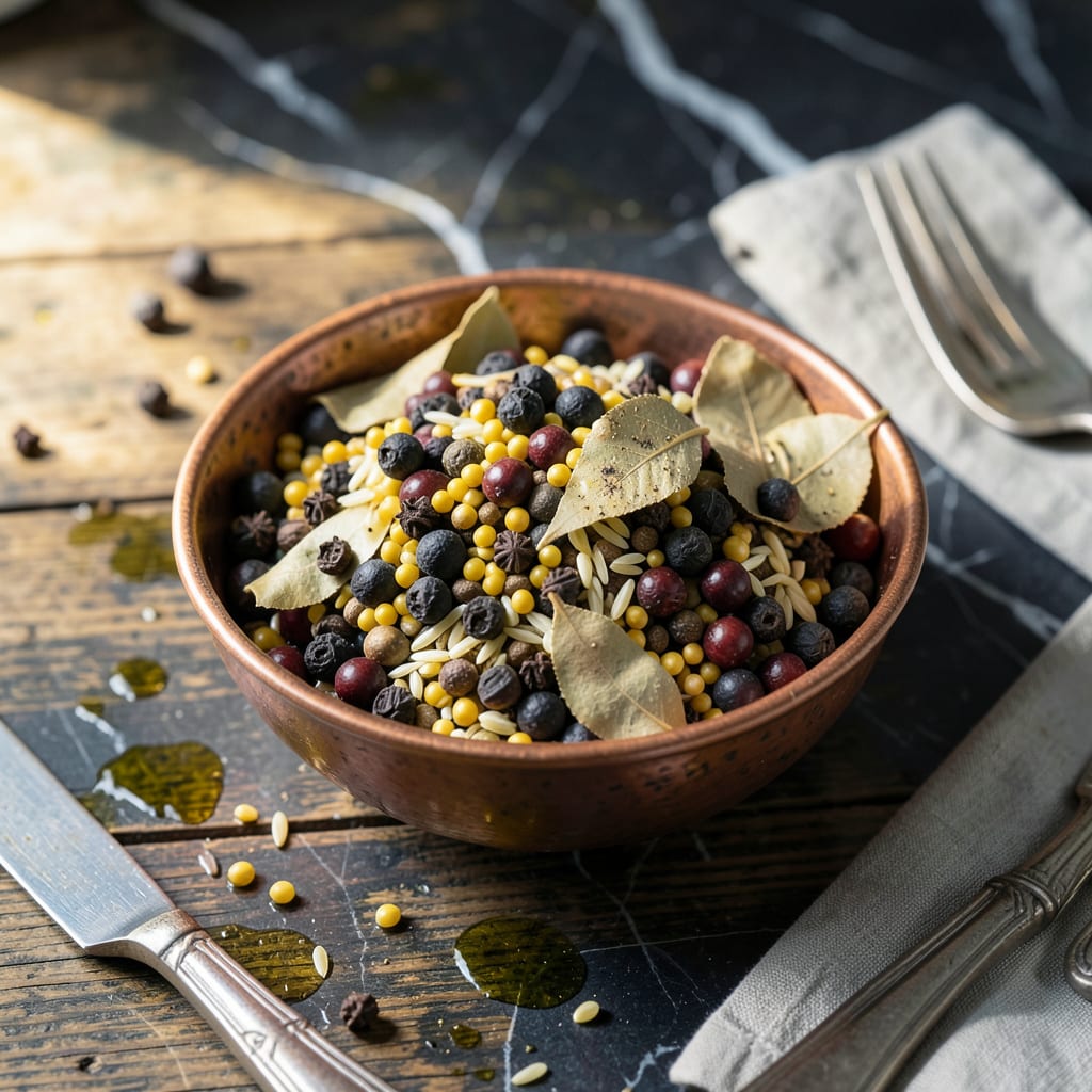 Complete recipe for mixed pickling spices overview image